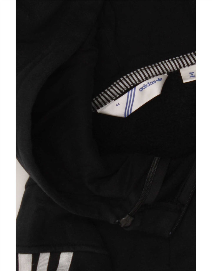 Adidas Mujer Graphic Sudadera con capucha Jumper IT 44 Mediano Negro