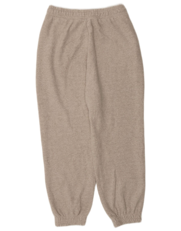 Zara Mujer Pantalones De Chándal Holgados Joggers UK 8 Small Beige Poliéster