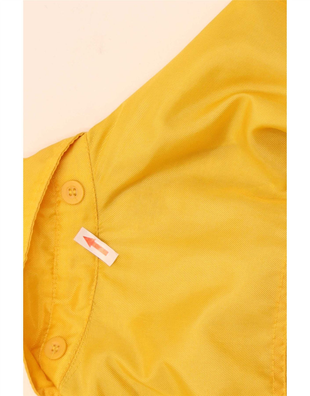 Chaqueta impermeable holgada vintage para niños 11-12 años Poliamida amarilla