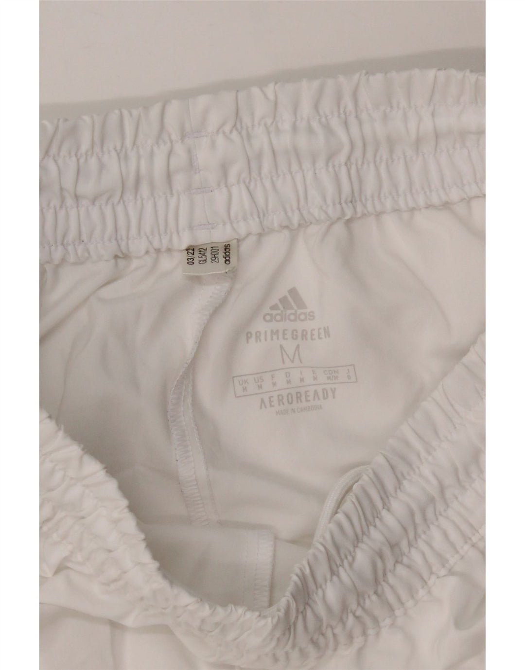 Adidas Hombre Aeroready Sport Shorts Medio Blanco Poliéster
