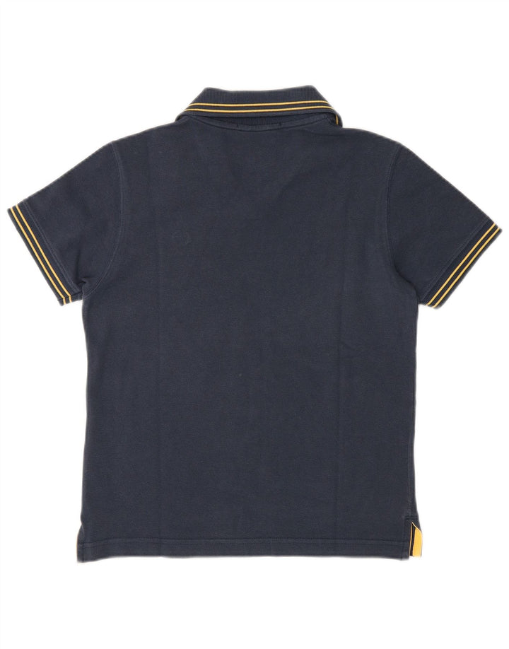 Sergio Tacchini Polo para mujer UK 12 Medium Azul marino Algodón