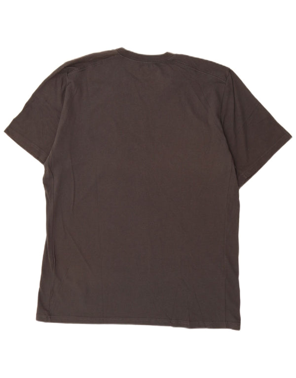 Nike Dri Fit Graphic Camiseta para hombre, talla grande, algodón gris