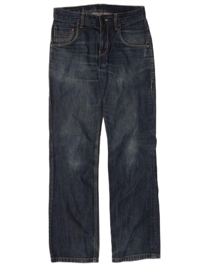 Vaqueros Rectos Mujer Esprit W30 L32 Azul Marino Algodón