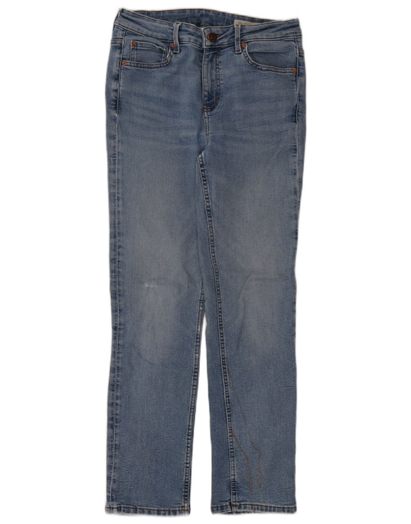 Marks & Spencer Jeans rectos The Sienna para mujer UK 12 Medium W30 L28 Azul