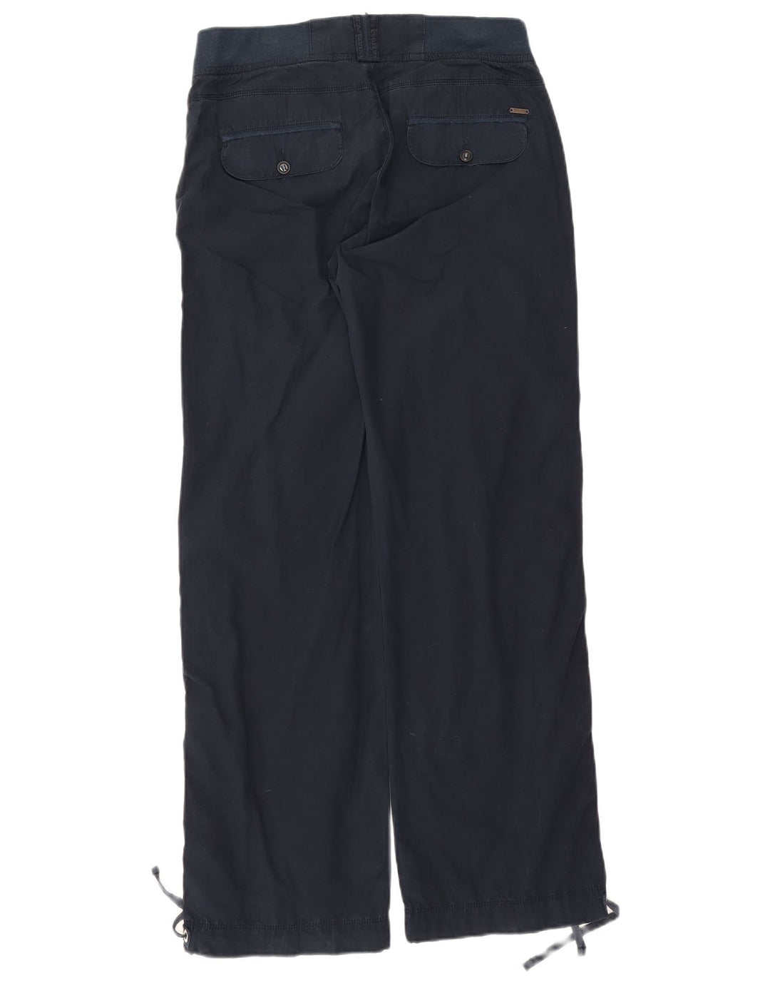 Pantalón Recto Mujer Woolrich W31 L31 Azul Marino Algodón