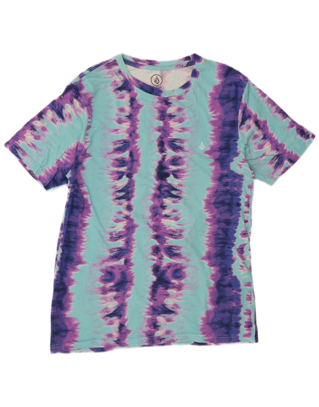 VOLCOM Camiseta Hombre Top Small Multicolor Tie Dye Algodón