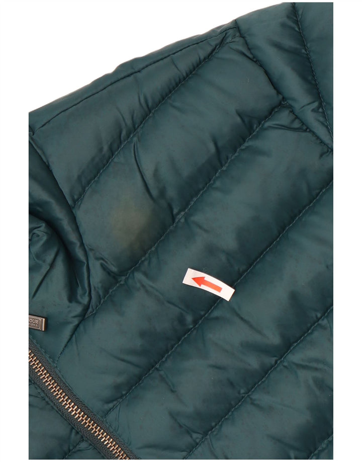 Barbour Chaqueta Acolchada Hombre UK 38 Poliamida Verde Medio