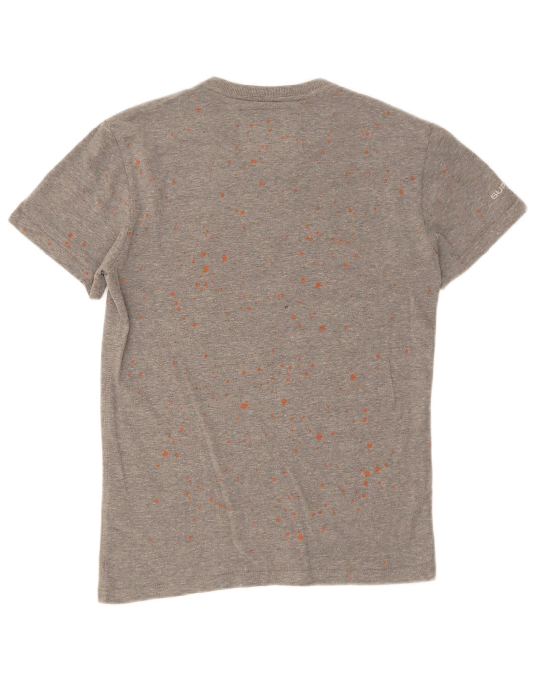 Superdry Camiseta Gráfica De Algodón Con Motivos Grises Pequeños Para Hombre