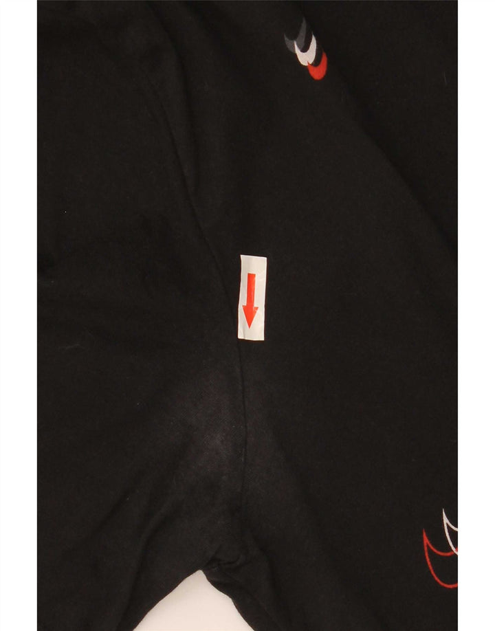 Nike - Camiseta gráfica para hombre, talla grande, algodón negro