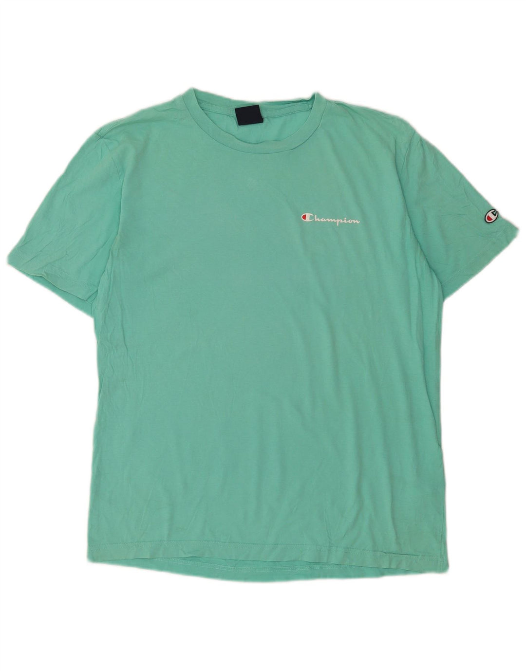 Champion Camiseta para hombre Top Medium Green Cotton