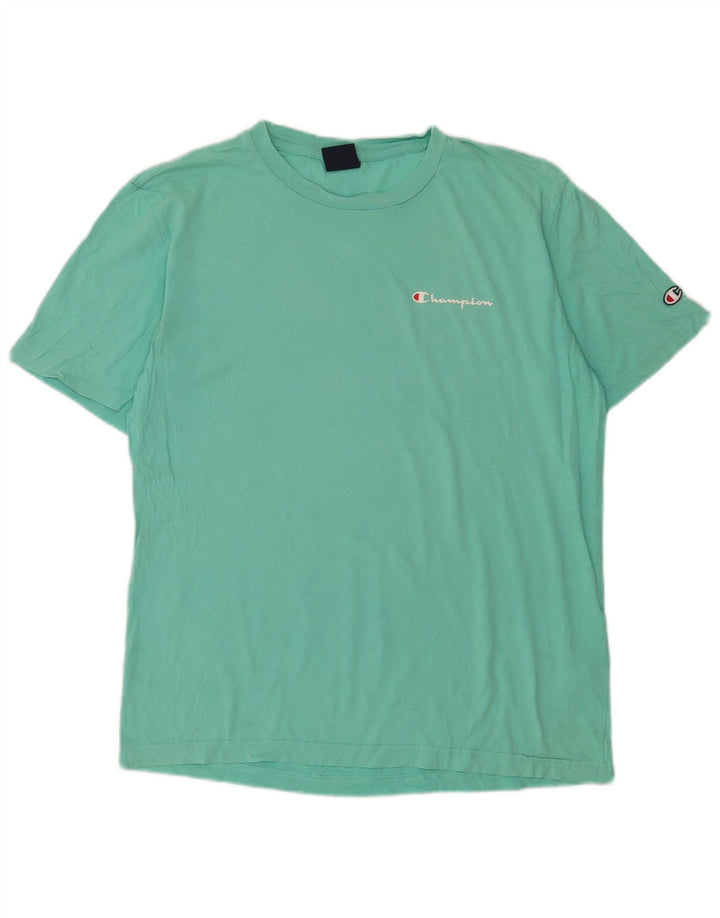 Champion Camiseta para hombre Top Medium Green Cotton