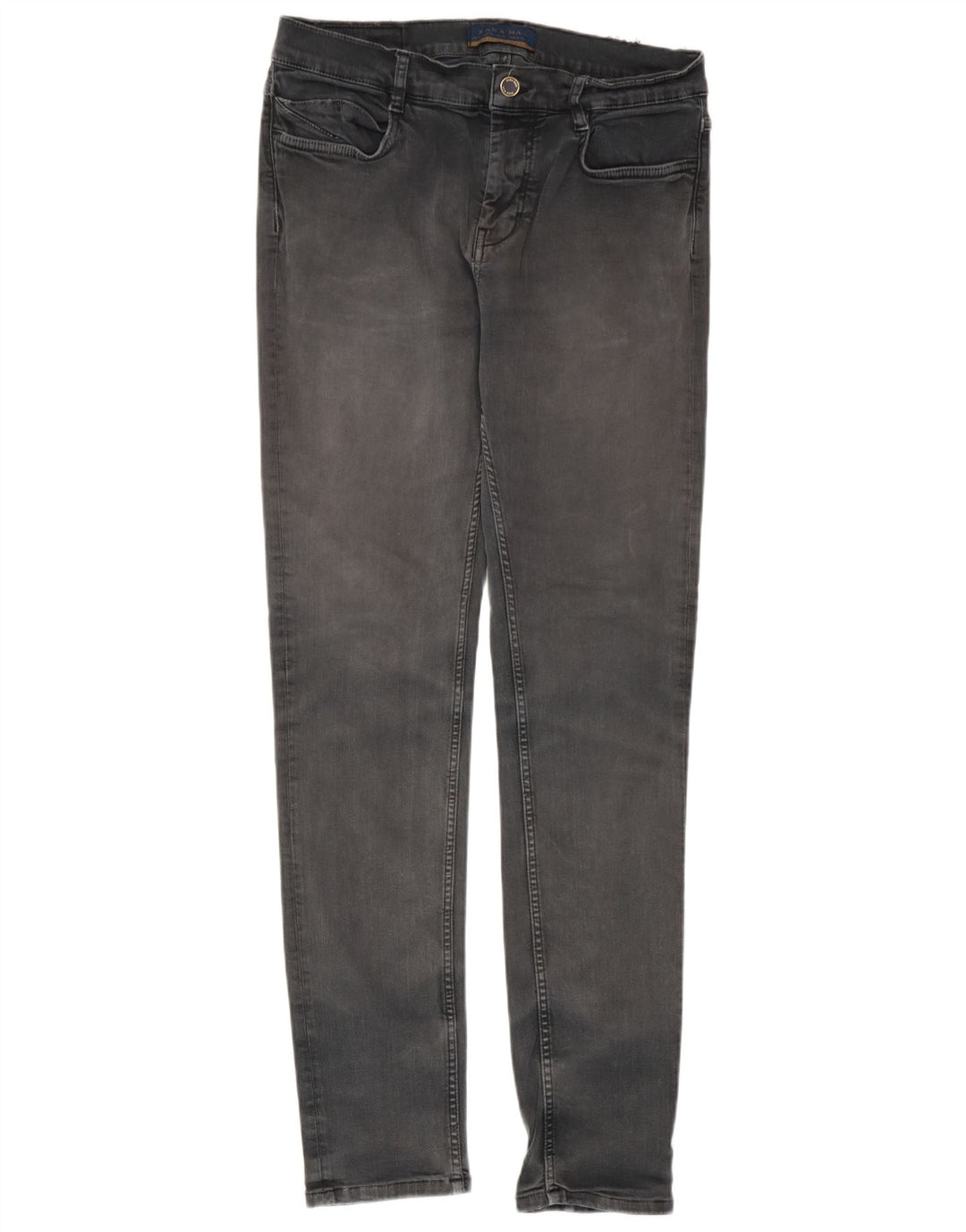 Zara Vaqueros pitillo para hombre EU 40 Medium W31 L31 Gris