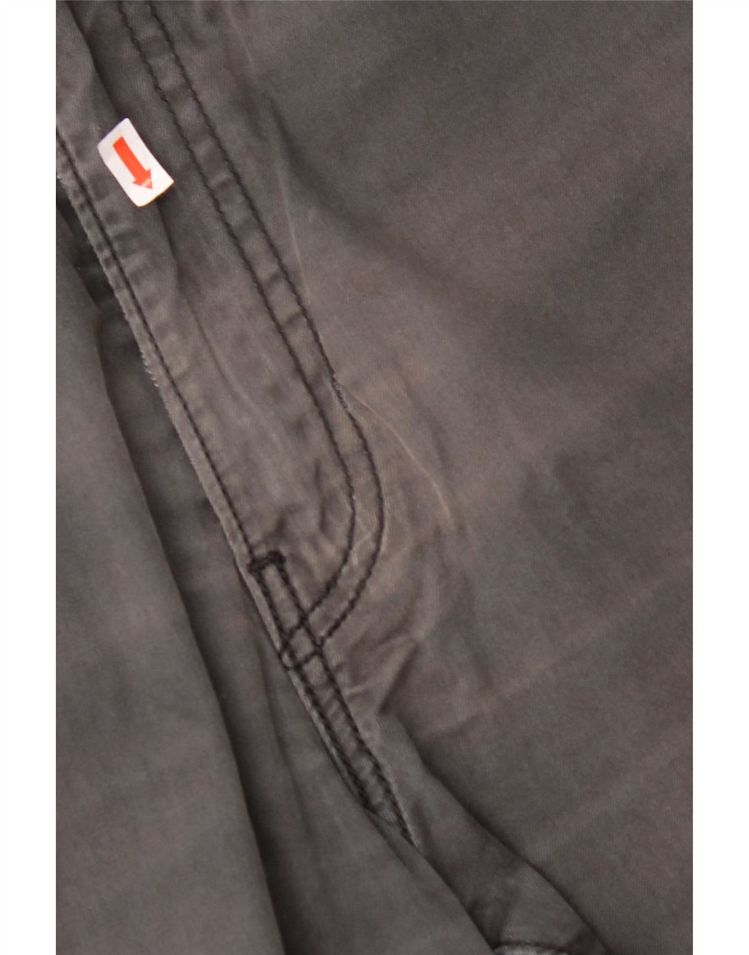 LEVI'S Pantalones casuales rectos para hombre W34 L32 Algodón gris
