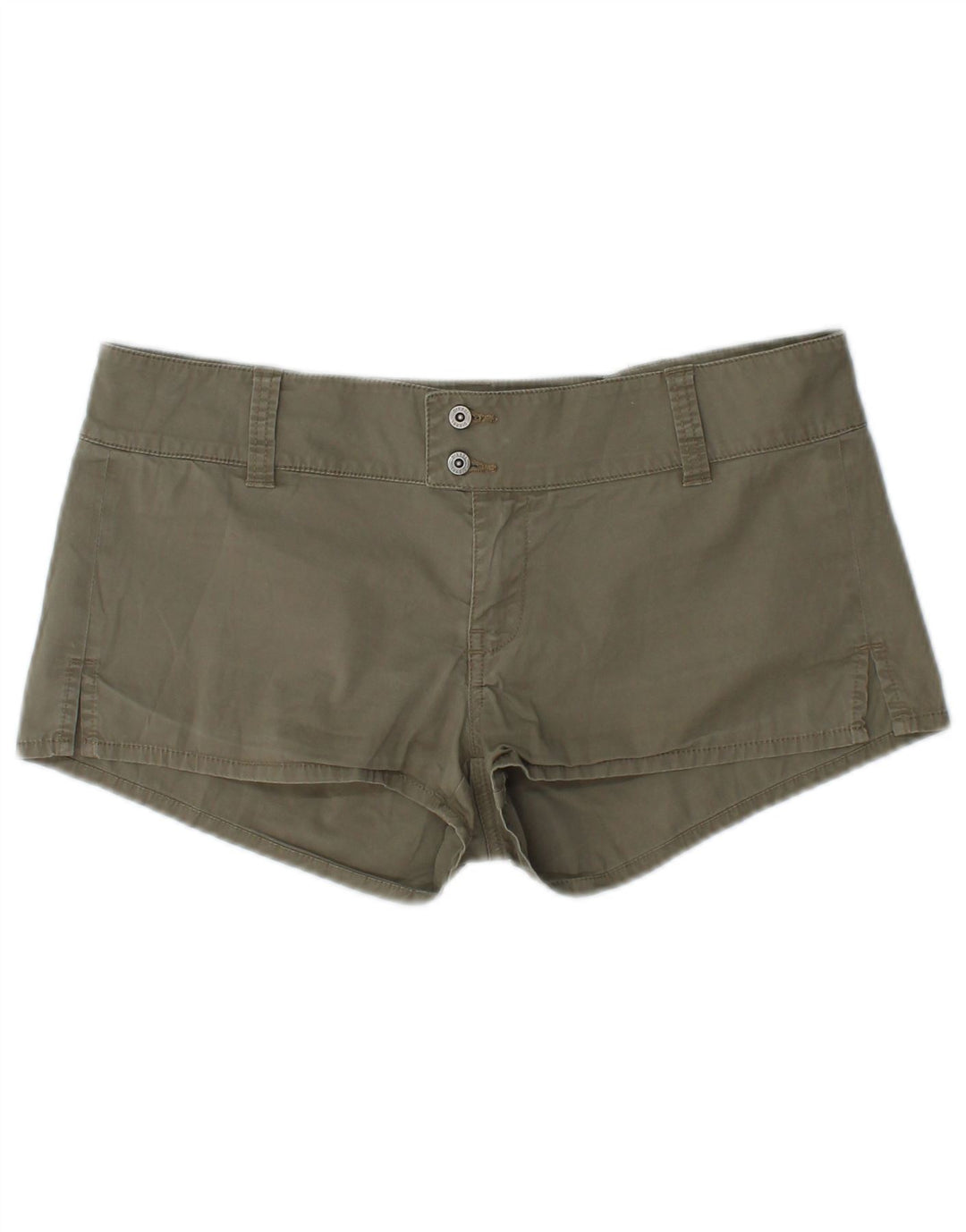 DIESEL Hot Pants W29 Algodón Caqui Medio