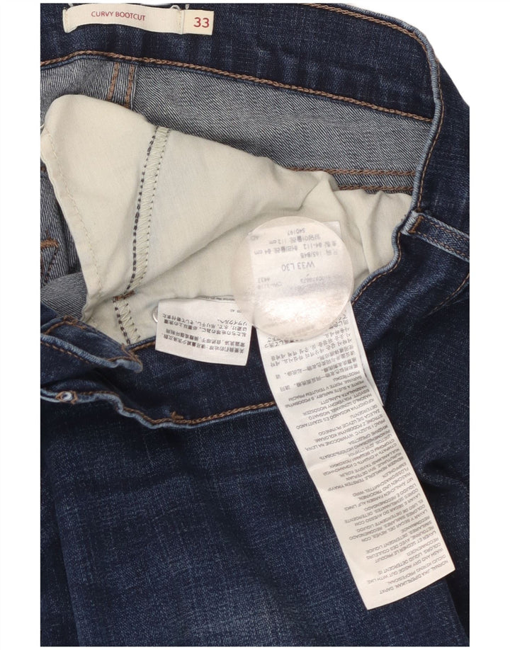 Vaqueros Levi's Curvy Bootcut para mujer W33 L30 Algodón azul