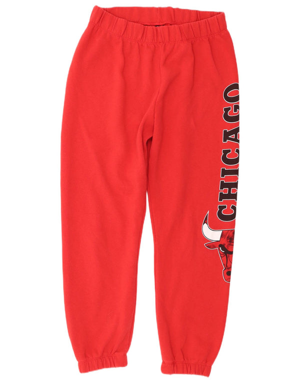 NBA Chicos Chicago Bulls Chándal Pantalones Joggers 13-14 Años XL Rojo