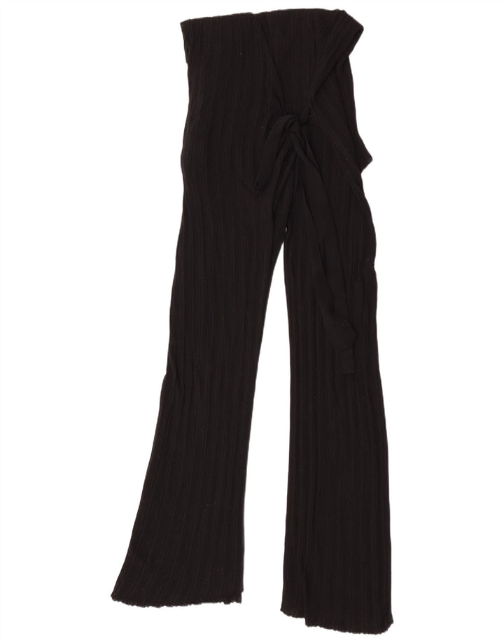 Zara Mujer Mono Sin Mangas UK 44 Large Viscosa Negra