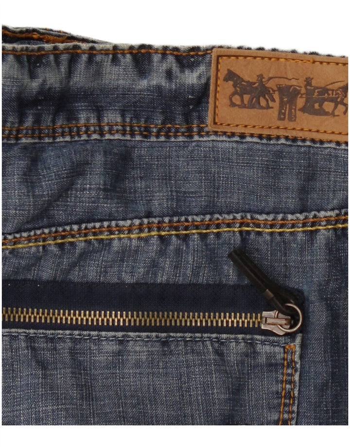 Levi's Minifalda Vaquera Mujer W38 XL Azul