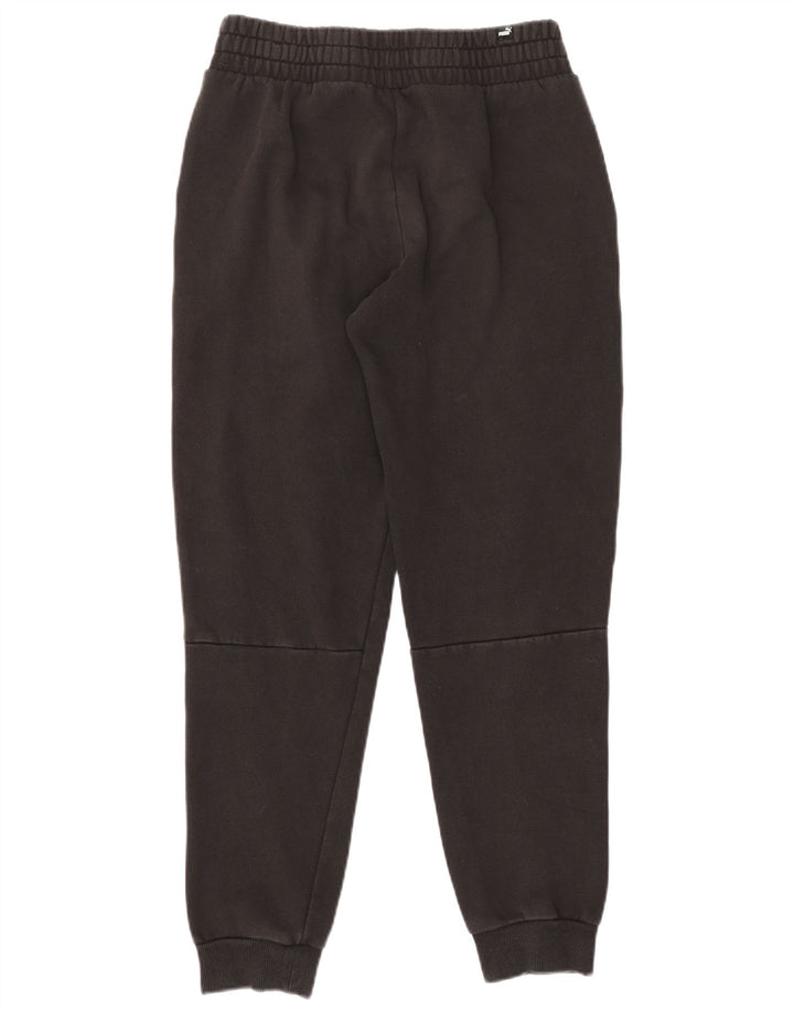 PUMA Pantalón de chándal con gráfico para hombre Joggers Medium Black Cotton