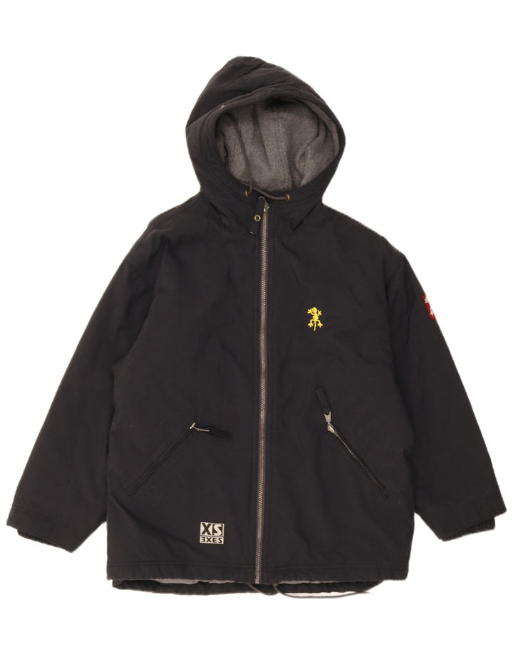 XS Exes Chaqueta cortavientos con capucha para niño 12-13 años Poliamida negro