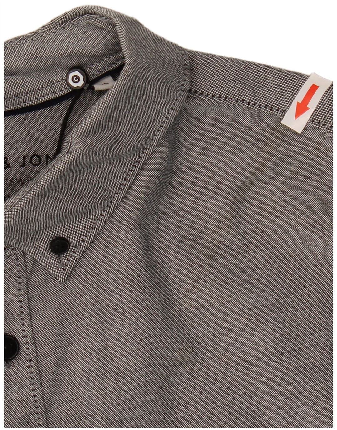 Camisa Jack & Jones Hombre Slim Fit XL Algodón Gris