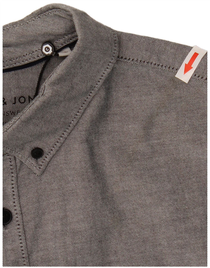 Camisa Jack & Jones Hombre Slim Fit XL Algodón Gris