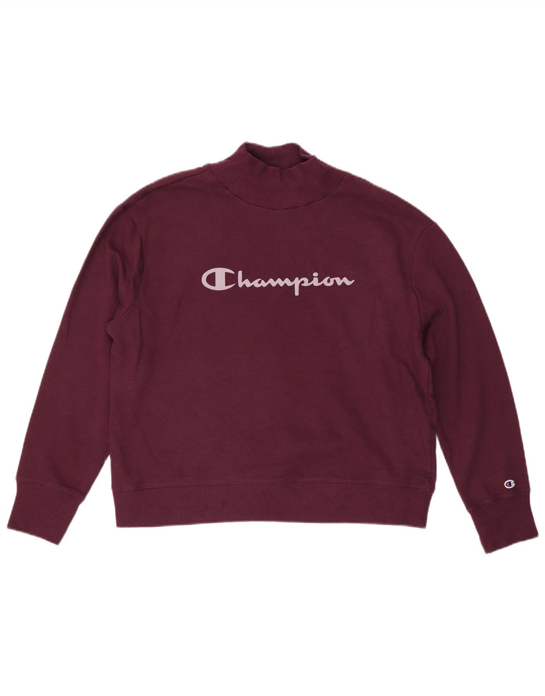 CHAMPION Sudadera con gráfico extragrande para mujer, talla 40, color morado