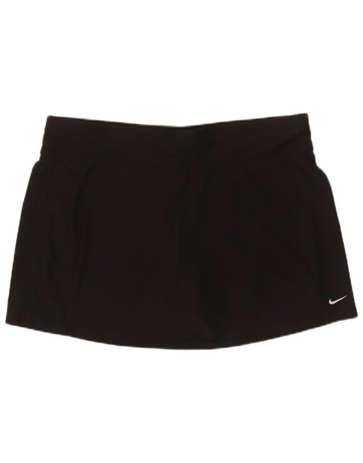 Nike Mujer Dri Fit Skort UK 40 Grande Poliéster Negro