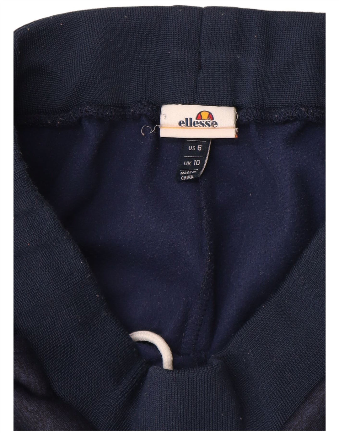 Ellesse Pantalones de chándal para mujer Joggers UK 10 Small Azul marino Colorblock