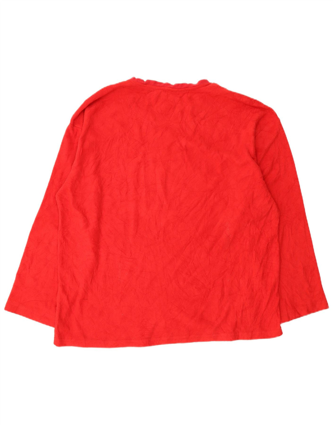 Chaps Hombre Polar Top Manga Larga XL Poliéster Rojo