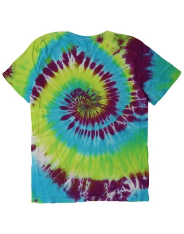 Izod Camiseta Hombre Top Large Multicolor Tie Dye Algodón Hippie