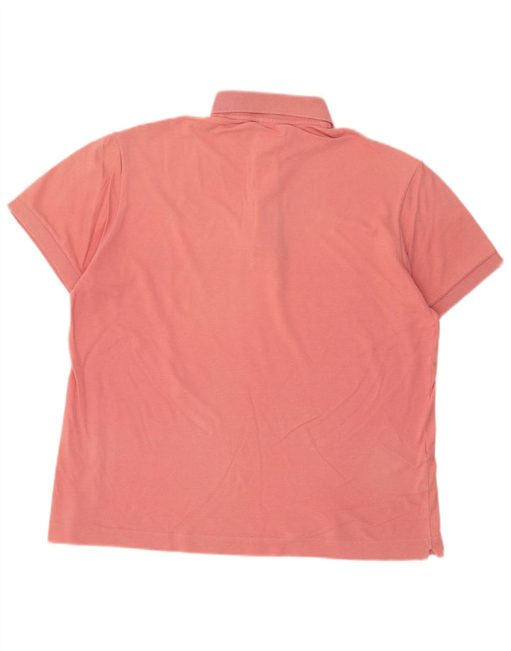 Polo Lacoste para hombre talla 5 grande algodón rosa