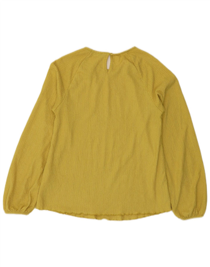 Marks & Spencer Camiseta de manga larga para mujer UK 6 XS Poliéster amarillo