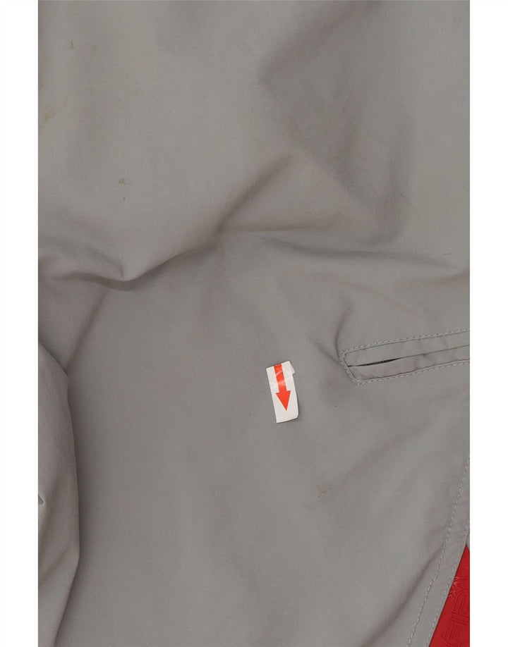 Nike - Pantalones cortos tipo cargo para hombre, talla pequeña, W30, poliéster gris
