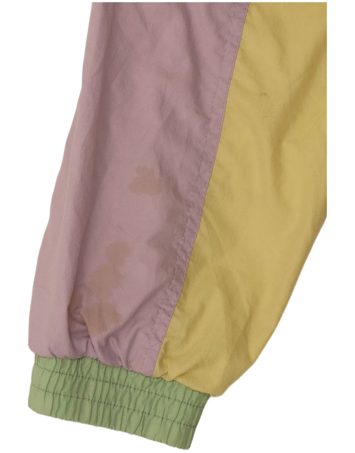 ELLESSE Chaqueta bomber extragrande para mujer UK 18 XL Bloque de color multicolor