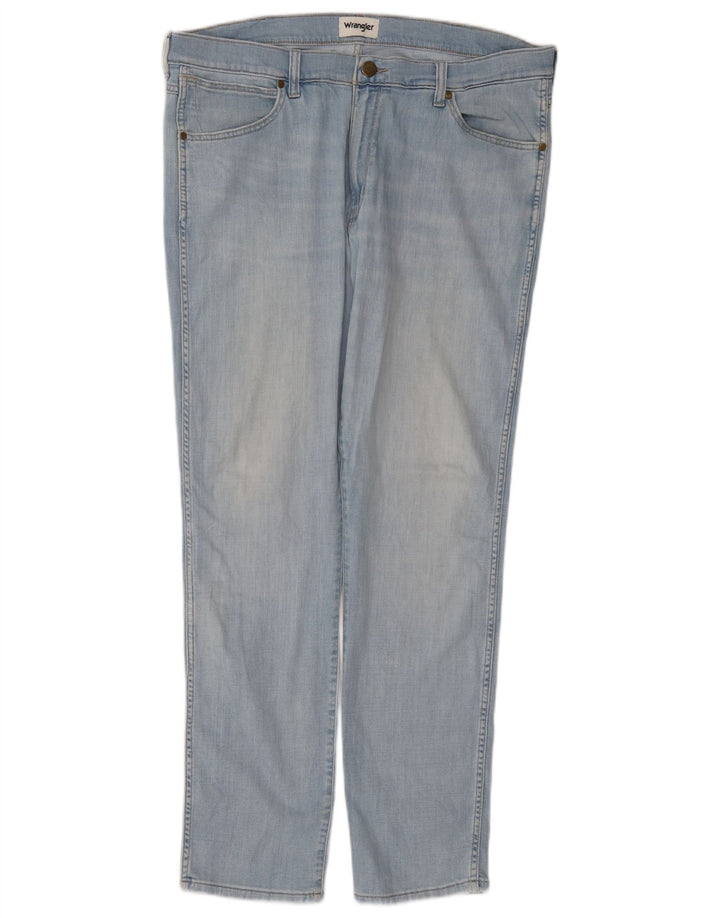 Wrangler Vaqueros ajustados Larston para hombre W38 L34 Algodón azul