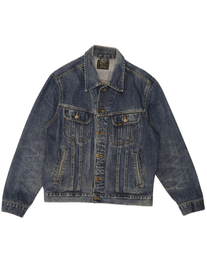 LEE Chaqueta vaquera para hombre UK 40 Algodón azul grande