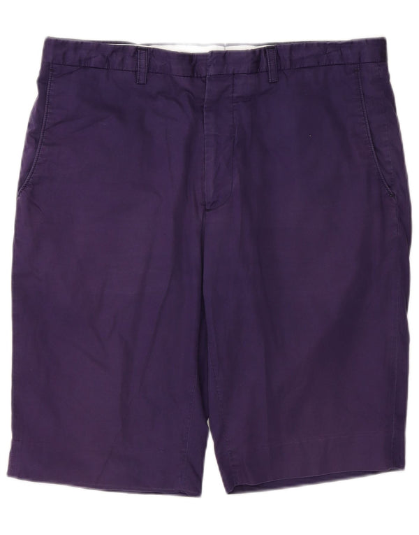 Pantalones cortos chinos Paul Smith para hombre W32 Algodón morado medio
