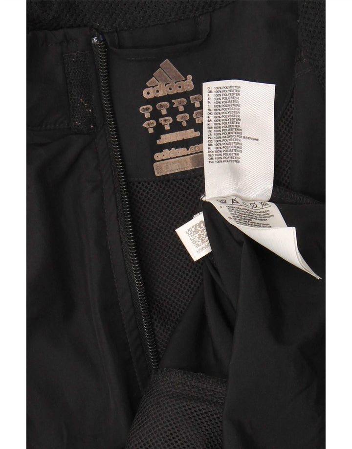 Adidas Chaqueta impermeable Clima Proof para hombre UK 38 Mediano Negro Poliéster