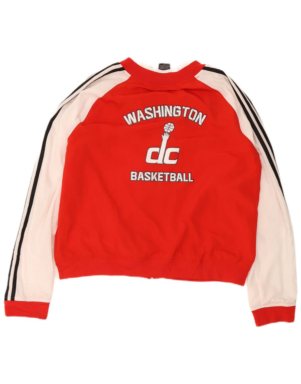 Adidas Mujer Chándal Top Chaqueta UK 40 XL Rojo Deportes