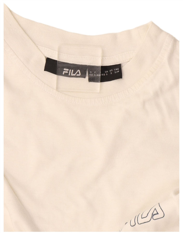Camiseta Fila Hombre Top Small Off White