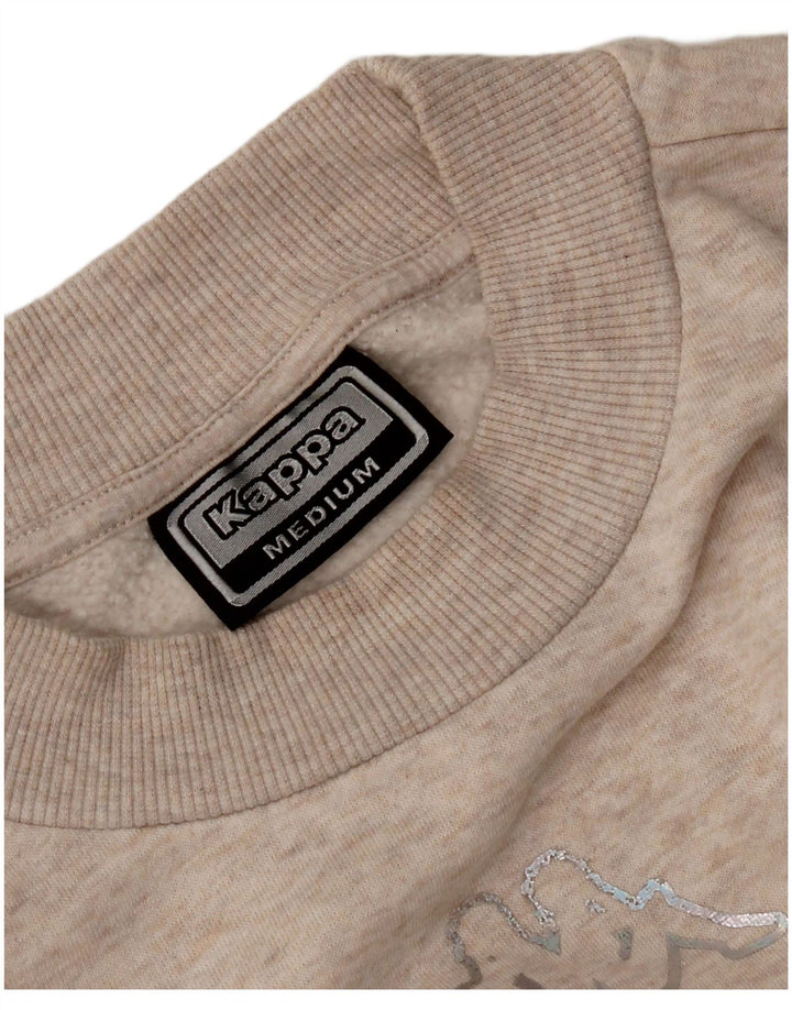 Kappa Mujer Sudadera Jumper UK 44 Medium Beige
