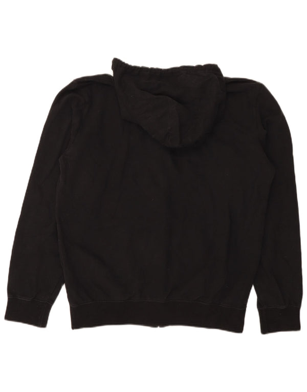 Champion Sudadera Con Capucha Y Cremallera Gráfica Para Hombre Algodón Negro Mediano