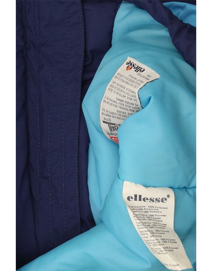 Ellesse Chaqueta de esquí extragrande para mujer US 8 Medium Azul marino Colorblock