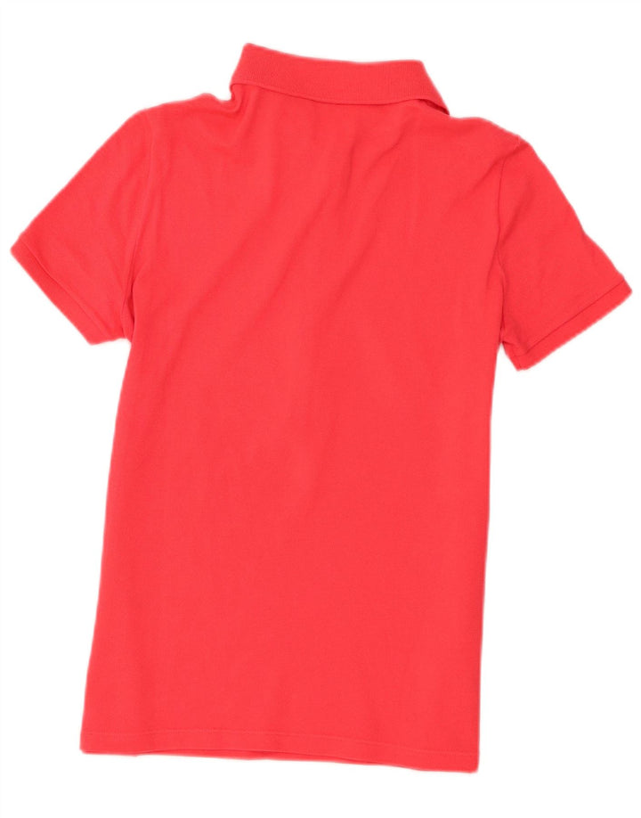 Polo Lacoste Mujer Talla 38 Mediano Rojo Algodón