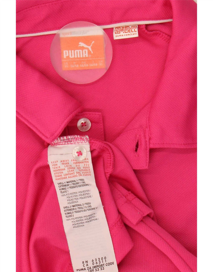 Polo Puma Hombre XL Poliéster Rosa