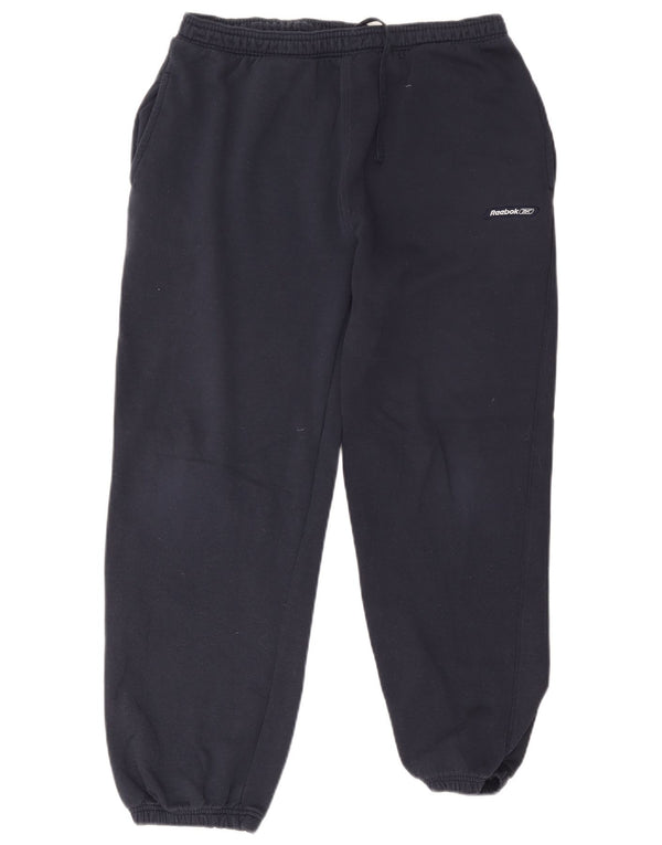 Reebok Pantalones de chándal para hombre Joggers EU 40 Large Azul marino Algodón