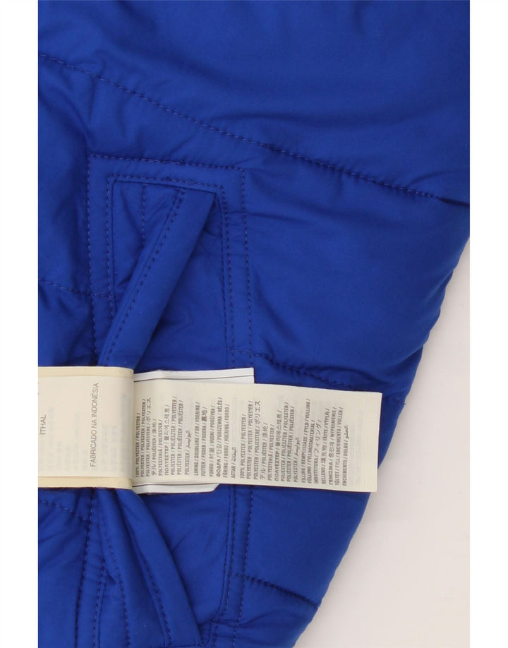 Chaleco acolchado reversible Hollister para hombre Reino Unido 38 Poliéster azul marino mediano