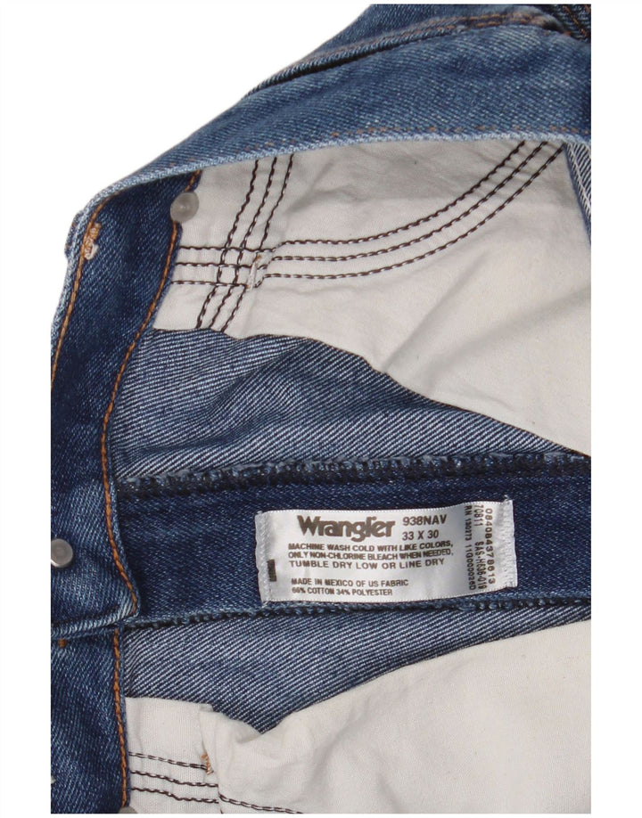 Vaqueros Wrangler Hombre Rectos W33 L30 Algodón Azul