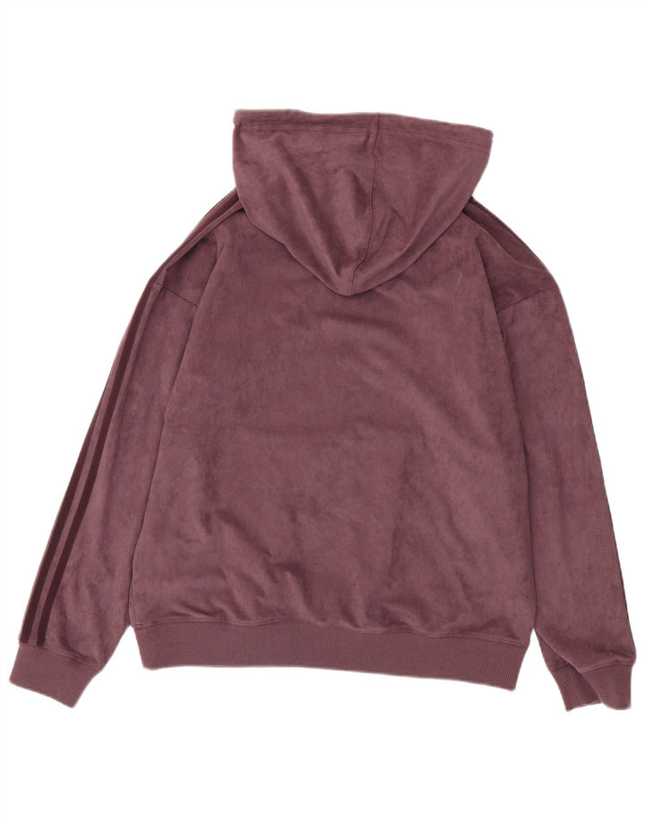 Jersey con capucha de terciopelo de gran tamaño para mujer UK 10 Small